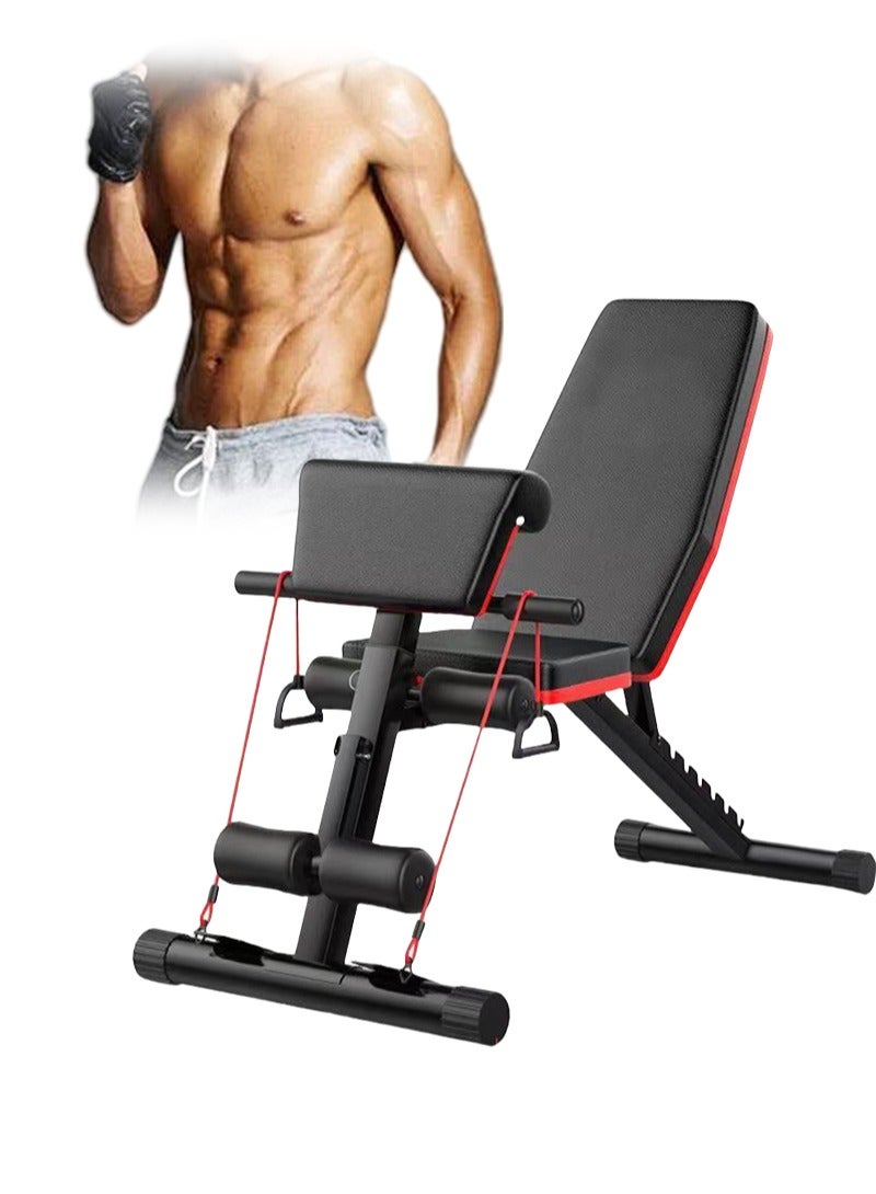 ETG 6-in-1 Multifunctional Fitness Chair - Foldable Home Gym Equipment for Full-Body Training, Safe & Space-Saving - Image 1