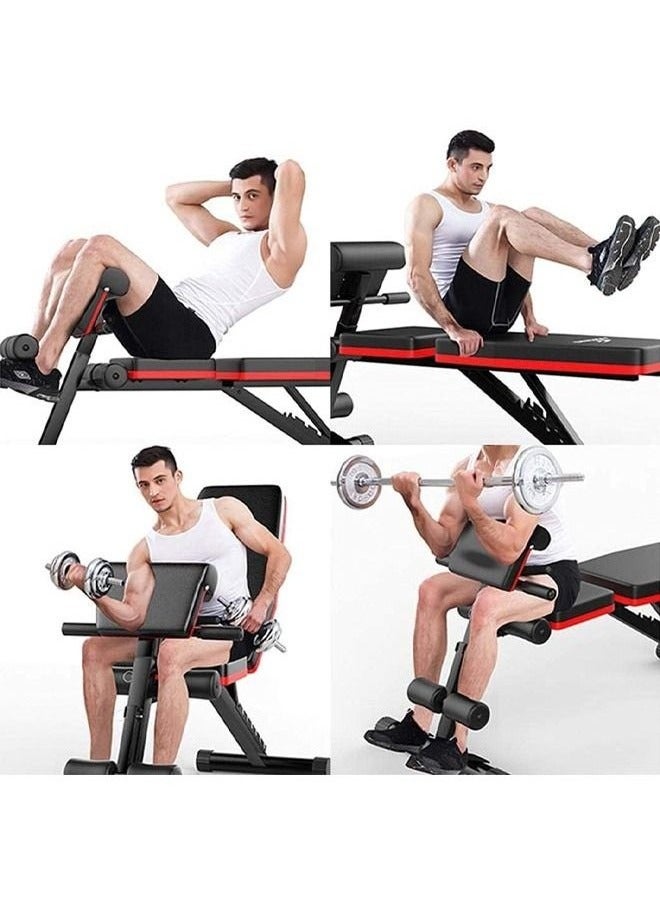 ETG 6-in-1 Multifunctional Fitness Chair - Foldable Home Gym Equipment for Full-Body Training, Safe & Space-Saving - Image 5
