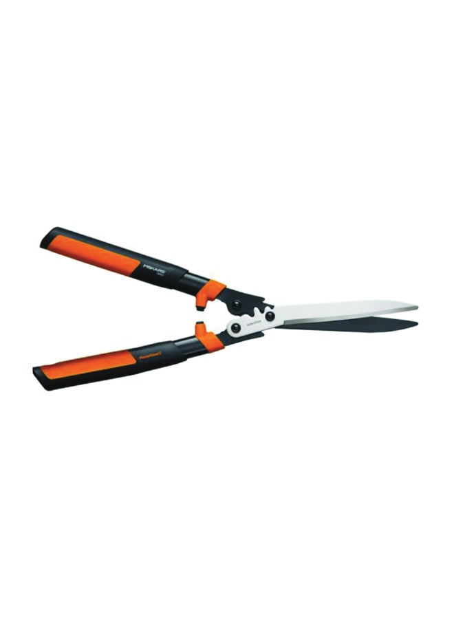 Fiskars Steel Blade Aluminum Handle Low Friction Hedge Shears Black and Orange 23inch 9180928 - Image 1