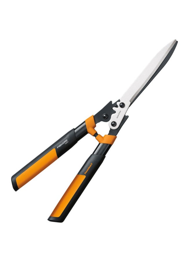 Fiskars Steel Blade Aluminum Handle Low Friction Hedge Shears Black and Orange 23inch 9180928 - Image 2