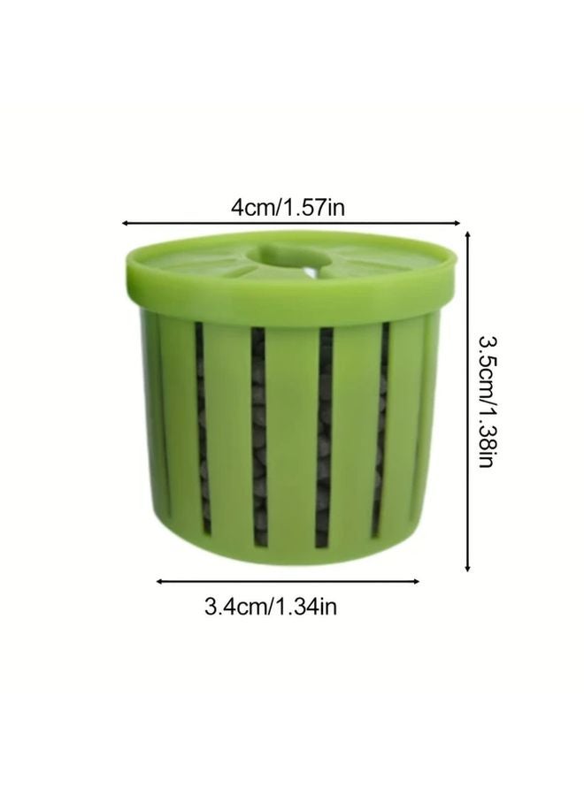 4 قطع سلال زراعة أحواض السمك السوداء، أكواب ثابتة للزراعة المائية، ديكور حوض السمك المغمور - Image 3