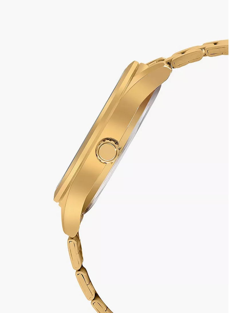 Casio Men's Gold and Blue Analog Watch MTP-VD03G-2AUDF - Image 4