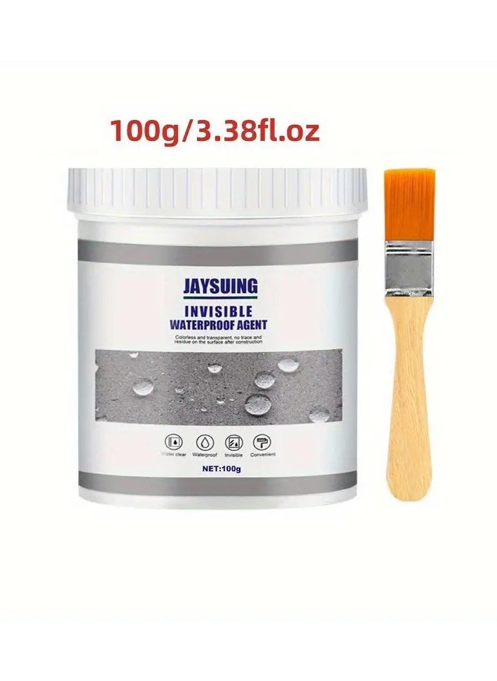 Jaysuing Transparent Adhesive To Prevent Water Leakage In The Bathroom On The Roof Or On The Roof Of Iron Canopies Paint To Repair Water Leakage On Roofs Due To Rain Or Tank Leakage You Do Not Need To Break The Bathroom Tiles Just Clean The Bathroom Tiles From The Soil And Paint The Tiles and Openings And Let It Dry Size 100 MM - pzsku/Z5CE0DE36114CE7BD5ADFZ/45/_/1725134915/fa2f5709-ea18-4008-92ef-463acfdc7867