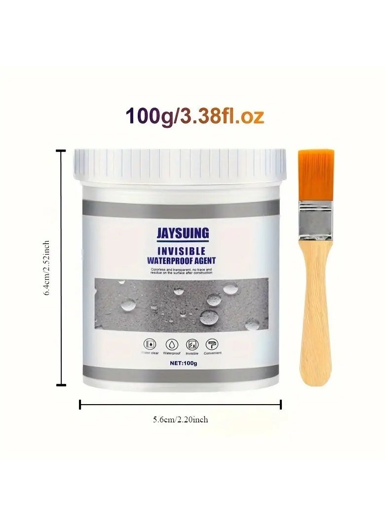 Jaysuing Transparent Adhesive To Prevent Water Leakage In The Bathroom On The Roof Or On The Roof Of Iron Canopies Paint To Repair Water Leakage On Roofs Due To Rain Or Tank Leakage You Do Not Need To Break The Bathroom Tiles Just Clean The Bathroom Tiles From The Soil And Paint The Tiles and Openings And Let It Dry Size 100 MM - pzsku/Z5CE0DE36114CE7BD5ADFZ/45/_/1725134966/d9751623-e038-4ced-9653-a161ee53b1b1