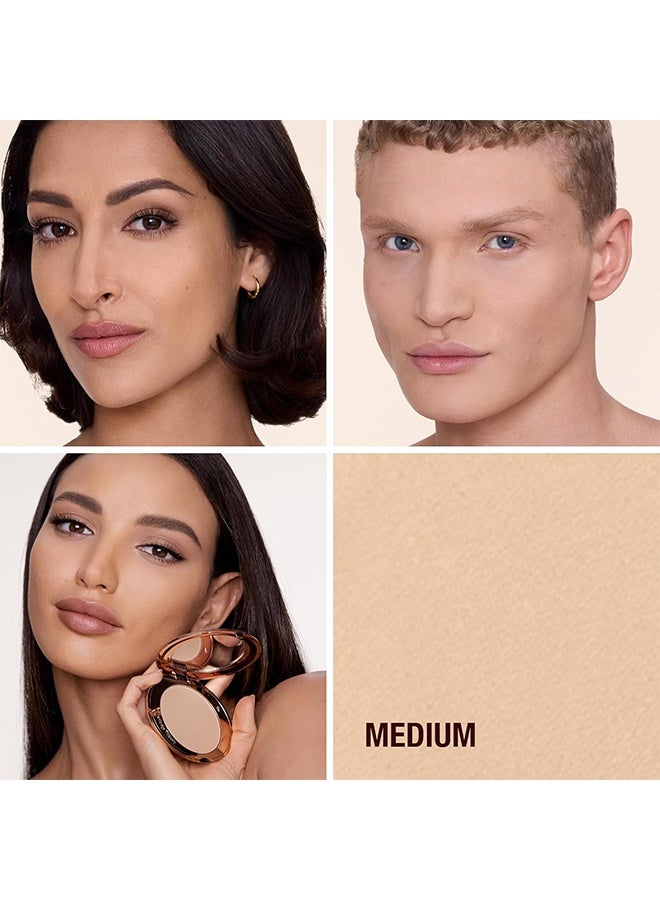 شارلوت تلبوري فرشاة الهواء مسحوق إنهاء لا عيب فيه 8g، نهاية غير لامعة طويلة الأمد -2 متوسطة - Image 2