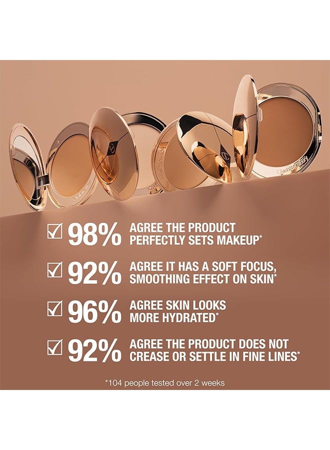 شارلوت تلبوري فرشاة الهواء مسحوق إنهاء لا عيب فيه 8g، نهاية غير لامعة طويلة الأمد -2 متوسطة - Image 5