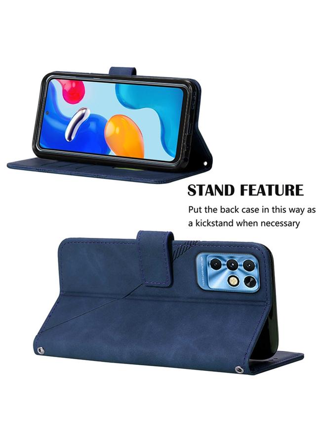 زبون جراب هاتف Infinix Note 11i Crossbody من الجلد المنقوش ثلاثي الأبعاد - Image 4