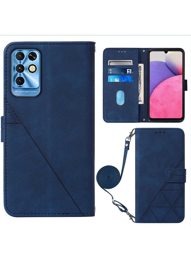 زبون جراب هاتف Infinix Note 11i Crossbody من الجلد المنقوش ثلاثي الأبعاد - Image 1