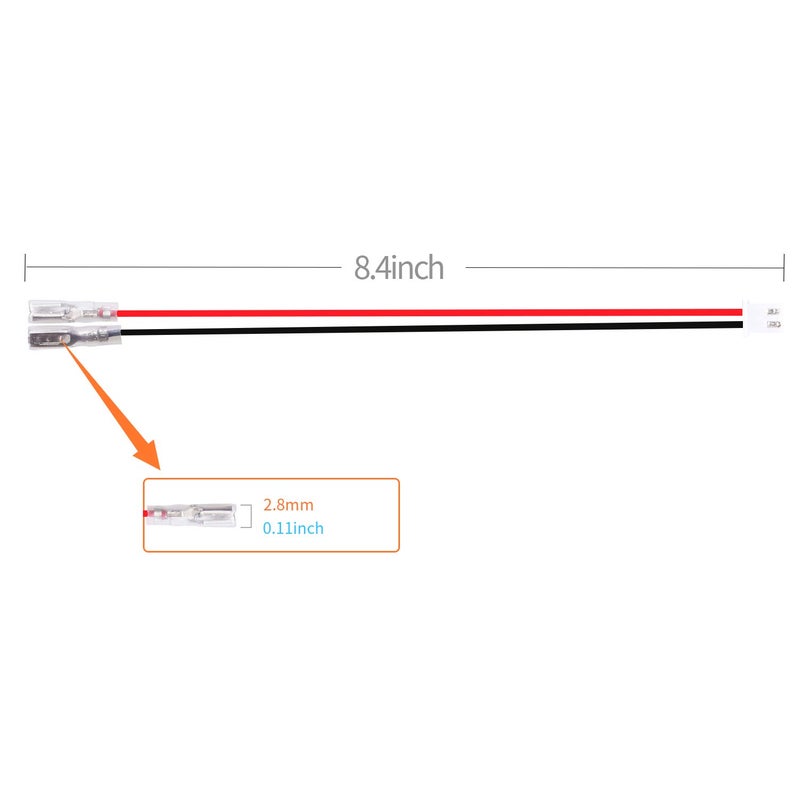 Guwarry 20 Pcs/Lot Zero Delay USB Encoder Jumper Wires Terminals Size 0.110 (2.8mm) Compatible with SANWA Arcade Buttons, Seimitsu, Japan Style Arcade Buttons/JST XH2.54 Plugs to .110 - Image 4