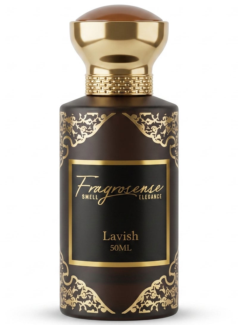 Fragrosense Lavish Women's Perfume 50ml EDP | Oriental Floral Fragrance with Pear, Vanilla & Amber | Long Lasting - Image 1