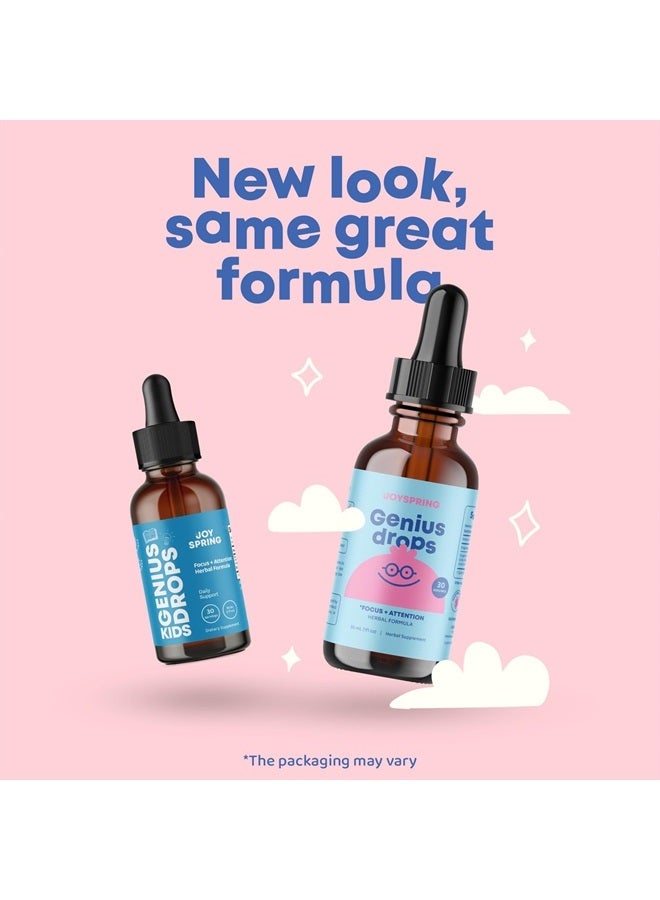 JoySpring Genius Drops Focus + Attention - 1 fl oz (30 ml) - Image 4