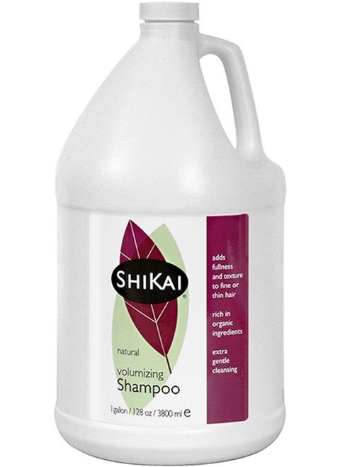 Shikai - Volumizing Shampoo, Plant-Based, Non-Soap, Non-Detergent, Adds Fullness and Texture to Fine or Thin Hair (1 Gallon)