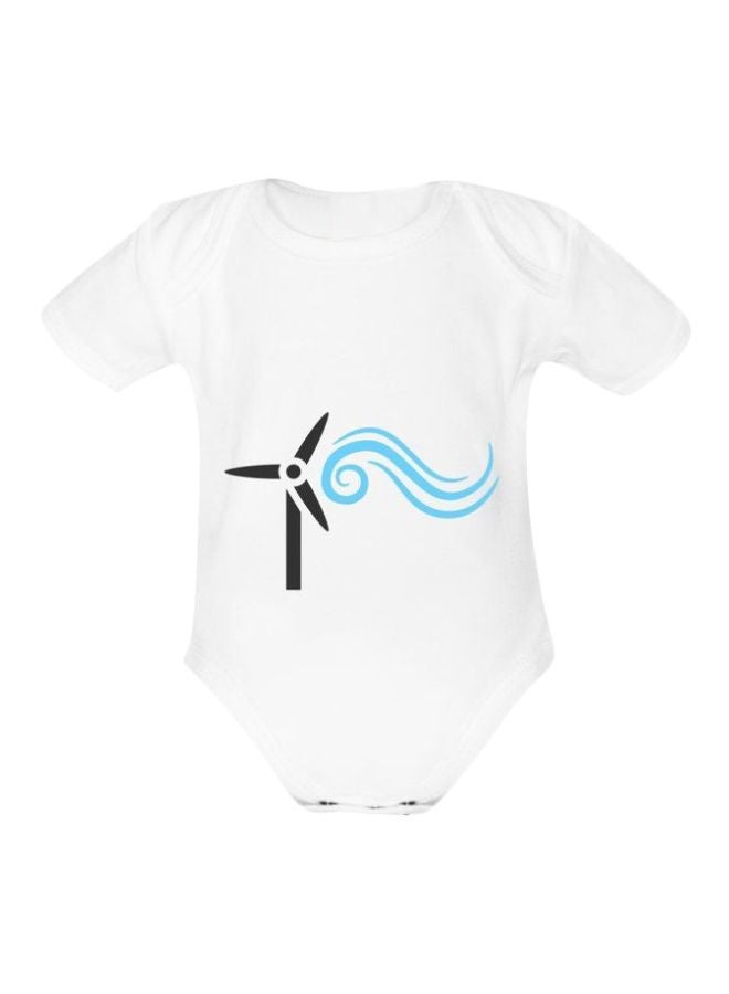 اليشمك لباس من قطعة واحدة برقبة مستديرة أبيض/أزرق/أسود/أصفر