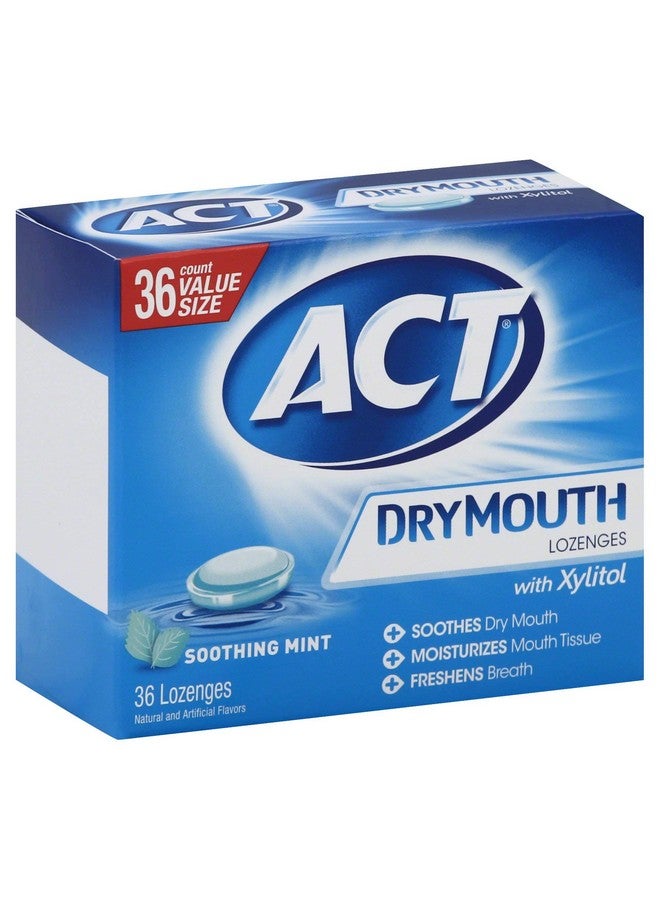 ACT 36 Count 36 Size Dry Mouth Mint Lozenges