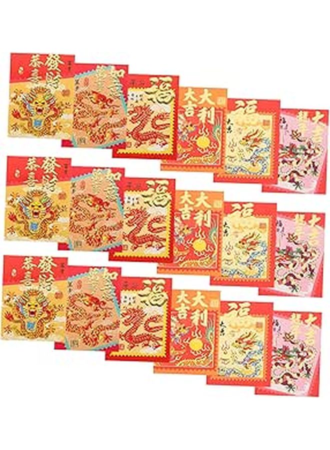 Chinese New Year Red Envelopes 30pcs Dragon Design Money Packets for Lunar Year Gifts - Image 1