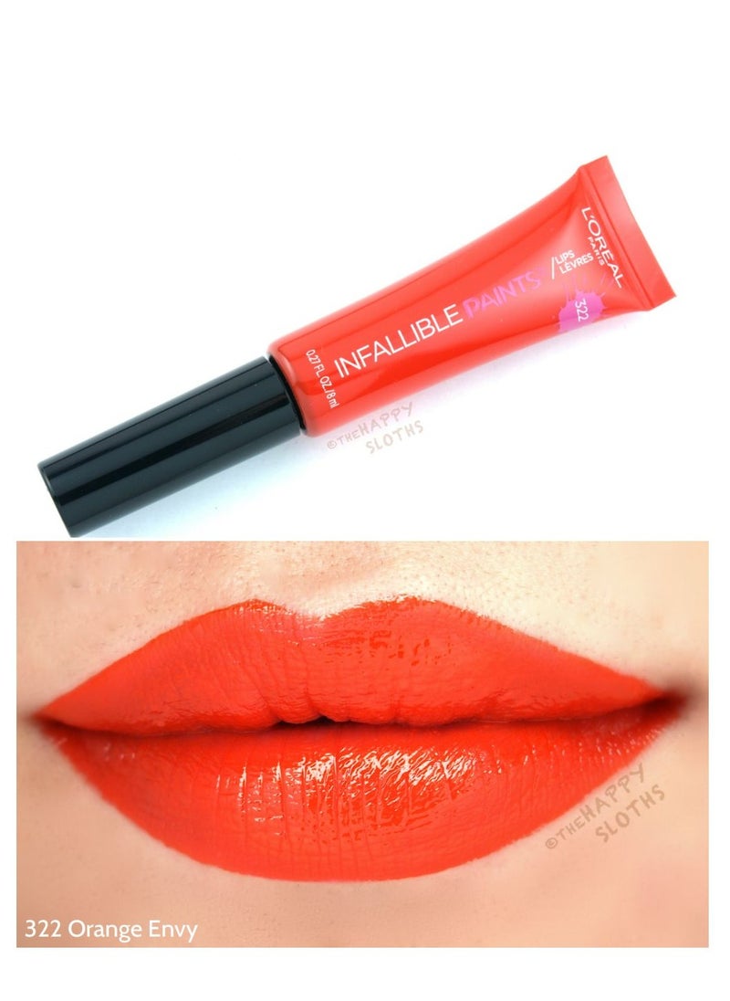 L'OREAL PARIS - L'oreal Infallible Paints Lips - 320 Cool Coral - Image 1