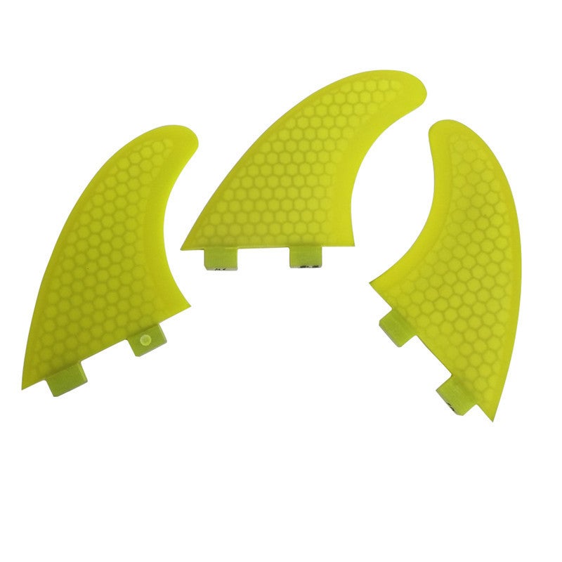 Surfboard Fin Three-Piece Set Professional Surfing Accessories Honeycomb Tail Rudder Double Tabs Tail Fin Surf Fin - Image 3