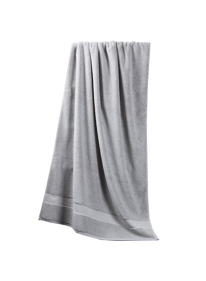 Amarelle Air High-end Hotel Pure Cotton Absorbent Quick-drying Bath Towel, Gray, 80*160cm - Image 1