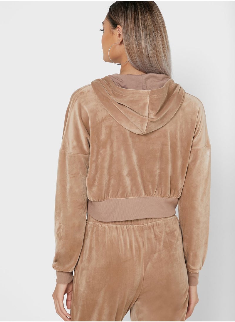 NOISY MAY - Velvet Hoodie - Image 1