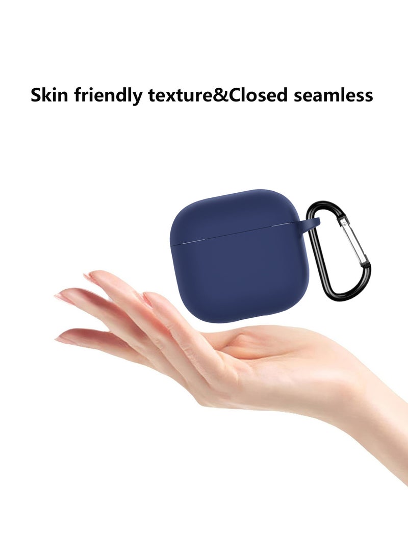 Generic - Silicone Case for  Apple AirPods 4 Protective Earphone Cover With Hook Blue - Image 1