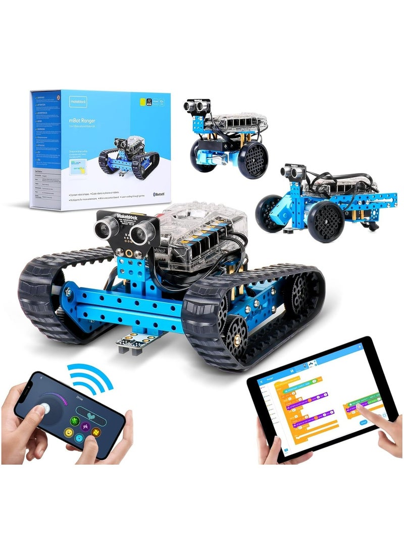 Makeblock - mBot Ranger 3 in 1 Robot Kit, Robotics Coding Kit for Kids to Learn Scratch & Arduino Programming, STEM Educational Building Toys Gift for Kids Ages 10+ - Image 1