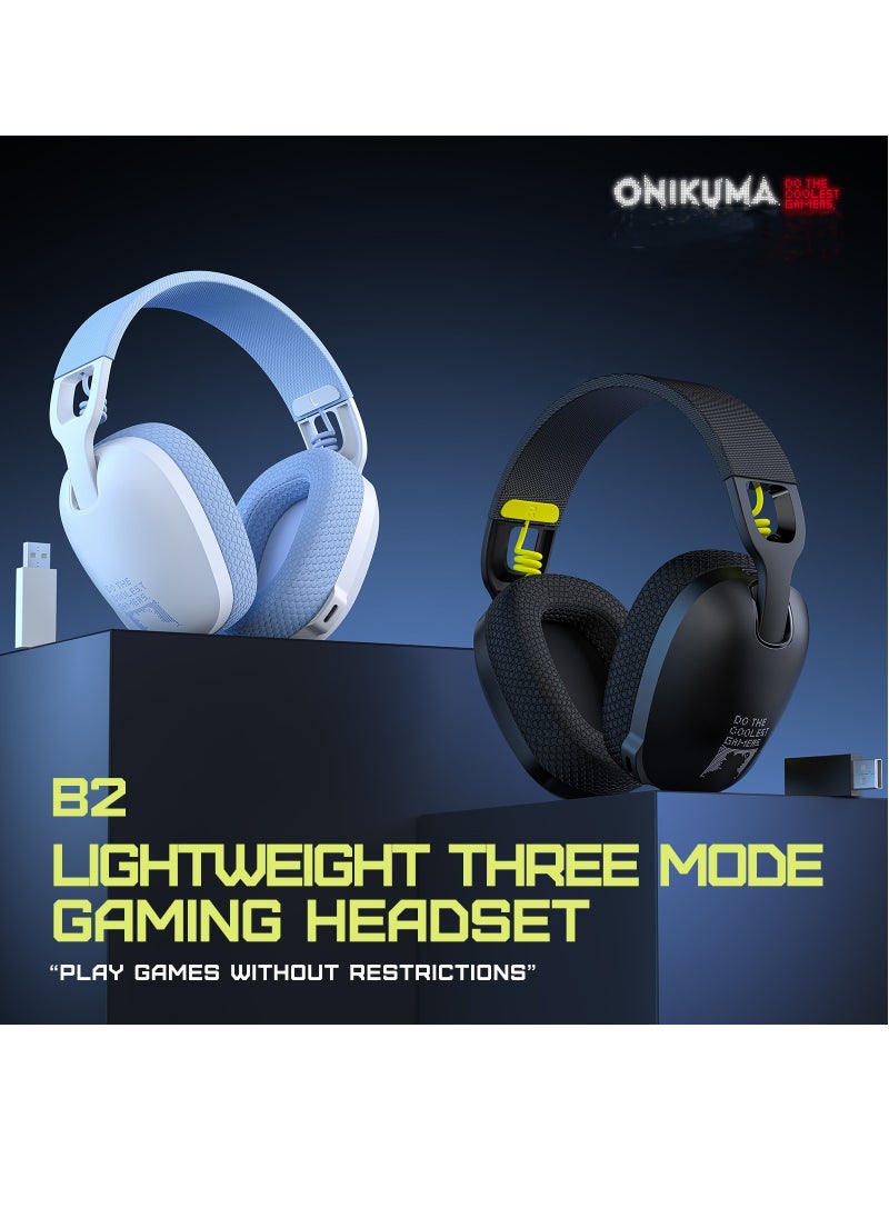 onikuma 2.4GHz Bluetooth Wireless Gaming Headset  - Image 2