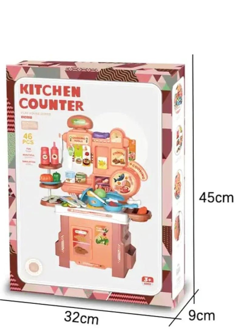 لعبة مطبخ اطفال 46 قطعة - Image 2