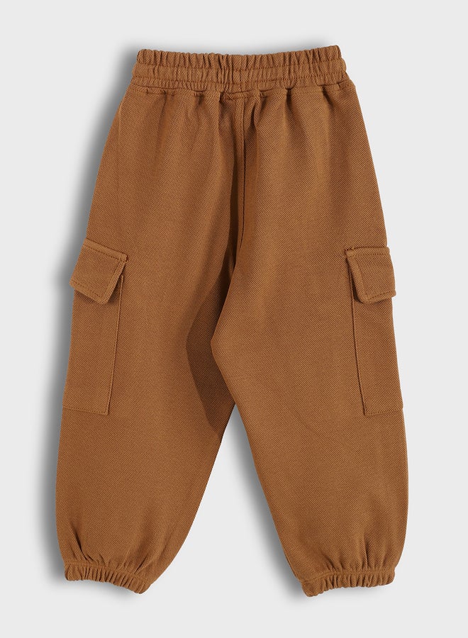 LC WAIKIKI Baby Boys Printed Boys Crewneck Sweatshirt and Sweatpants 2 Pack - Image 3