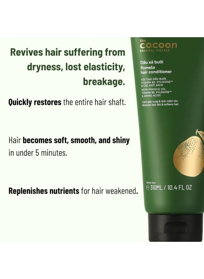 The Cocoon Original Vietnam  Pomelo Hair Conditioner 310ml. Hydrating & Nourishing Conditioner for Frizz Control & Shining Hair | Detangling, Smoothening & Repair Conditioner for Dry & Damaged Hair  | Best Price UAE