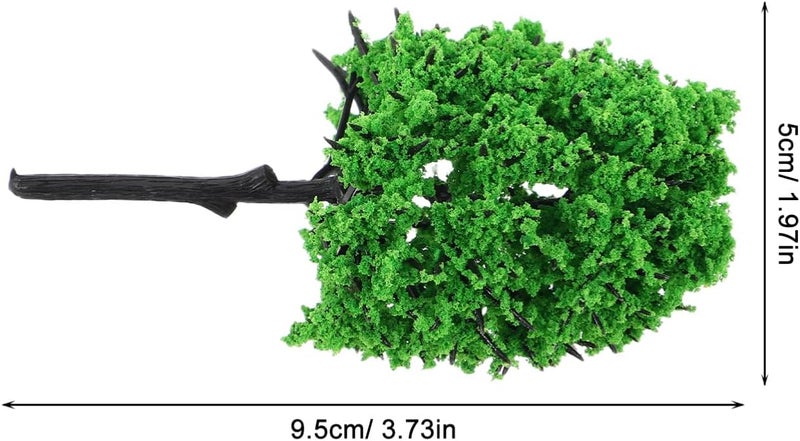Cabilock Model Trees Miniature Sycamore for Diorama Fake Bottle Brush Trees Scale Model Railroad Landscape Scenery - Image 2