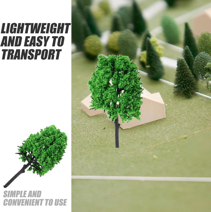 Cabilock Model Trees Miniature Sycamore for Diorama Fake Bottle Brush Trees Scale Model Railroad Landscape Scenery - Image 3