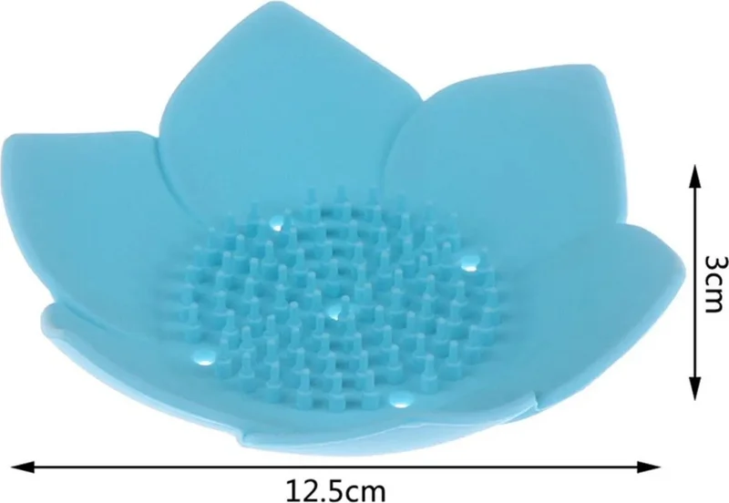 Tineke Soap Dish Lotus Design Stylish Soap Dish Solid Soap Dish Soap Dish with Water Drain