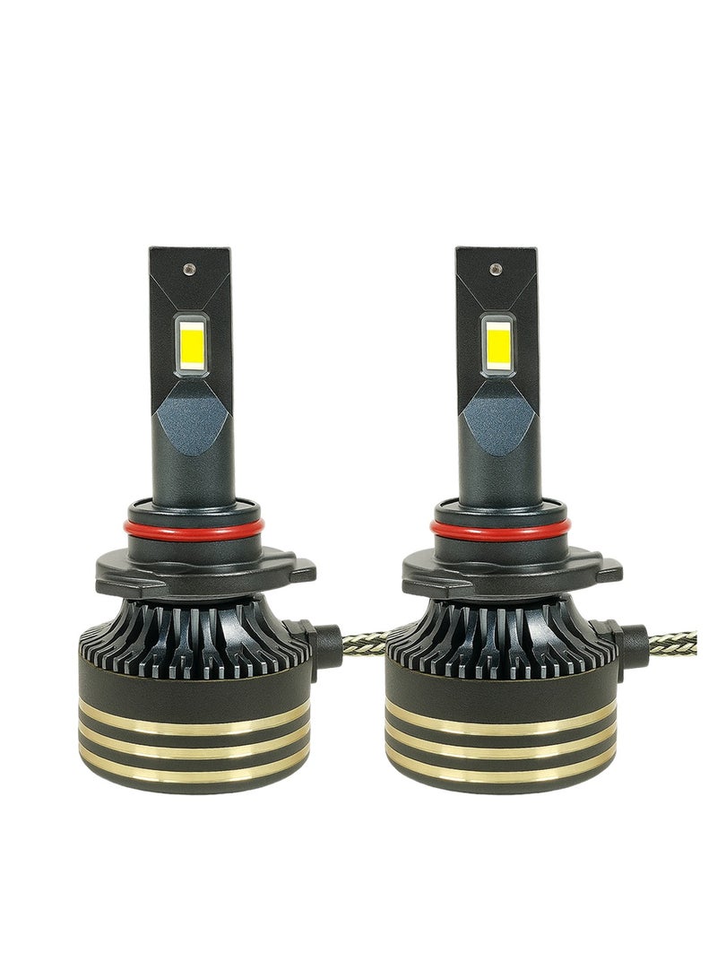 Spider M8 Pro LED Headlight Bulbs 130W 30000LM 6500K – High Brightness Car LED Headlights, IP65 Waterproof, Long Life >30,000 Hrs, Plug & Play Conversion Kit – 9005 - Image 3