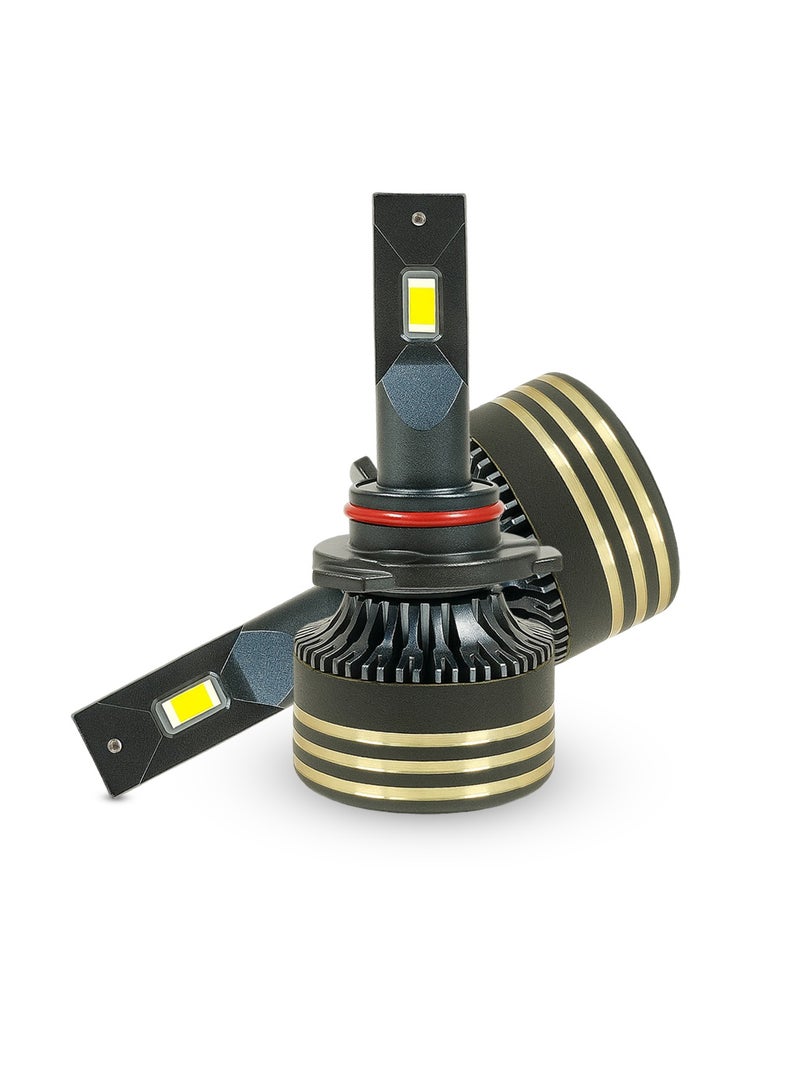 Spider M8 Pro LED Headlight Bulbs 130W 30000LM 6500K – High Brightness Car LED Headlights, IP65 Waterproof, Long Life >30,000 Hrs, Plug & Play Conversion Kit – 9005 - Image 5