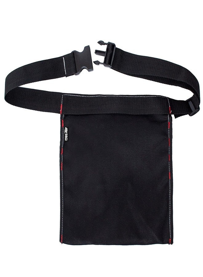 MDSTOP Tool Pouch MDSTOP Single Side Apron with 5 Pockets and 1 Hammer Loop, Fits for Hammer, Pencils, Screwdrivers etc. (Black) - Image 4