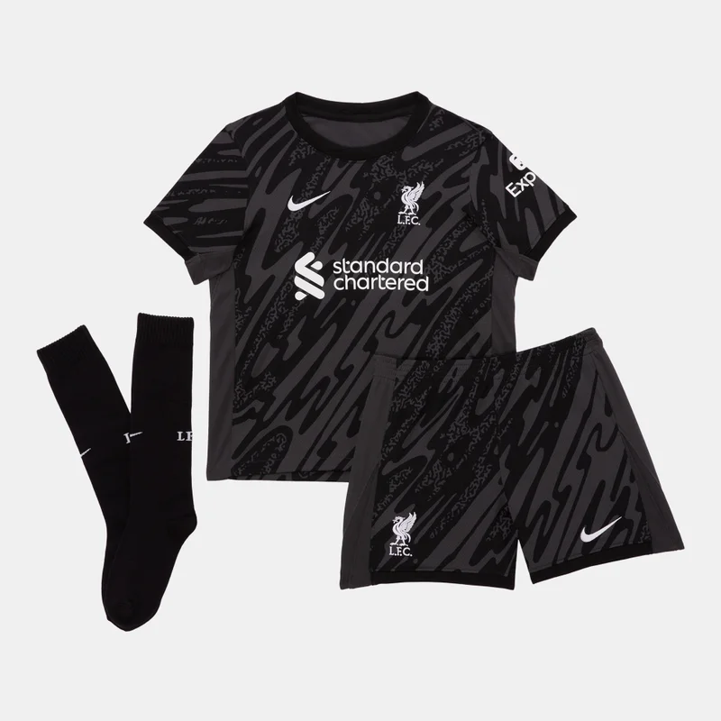 Nike Kids' Liverpool 24/25 Goalkeeper Replica Football Kit