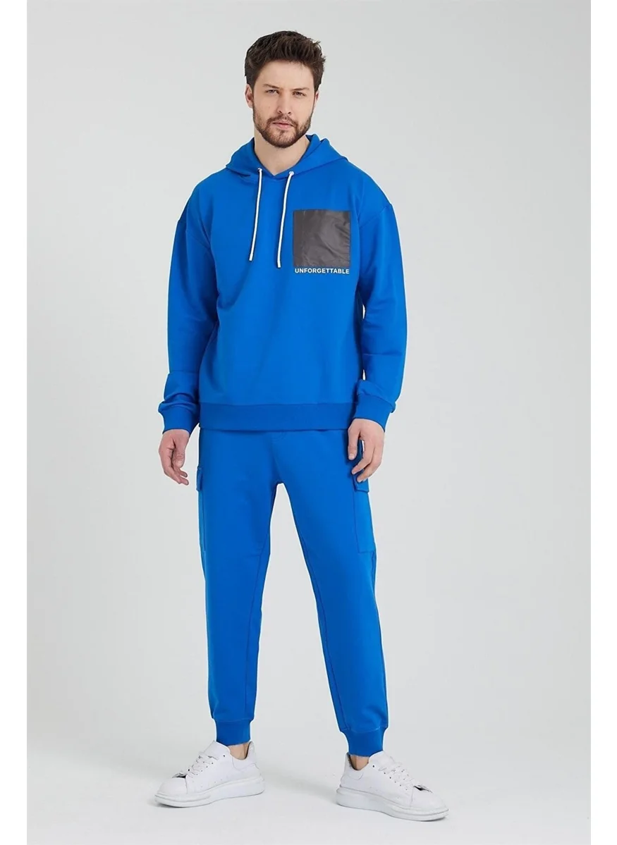 Odelon Men's Oversize Hooded Sweatshirt Saks