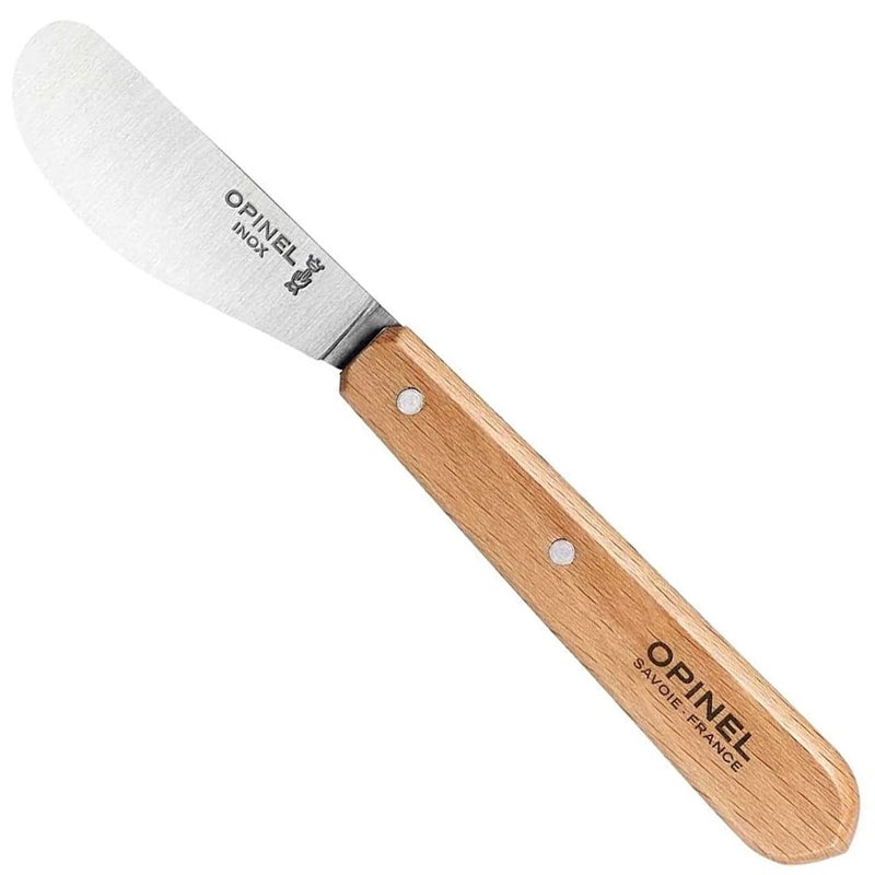 OPINEL Essential No117 Spreading  Butter Knife Painted Hornbeam Wood Handles Made in France Natural