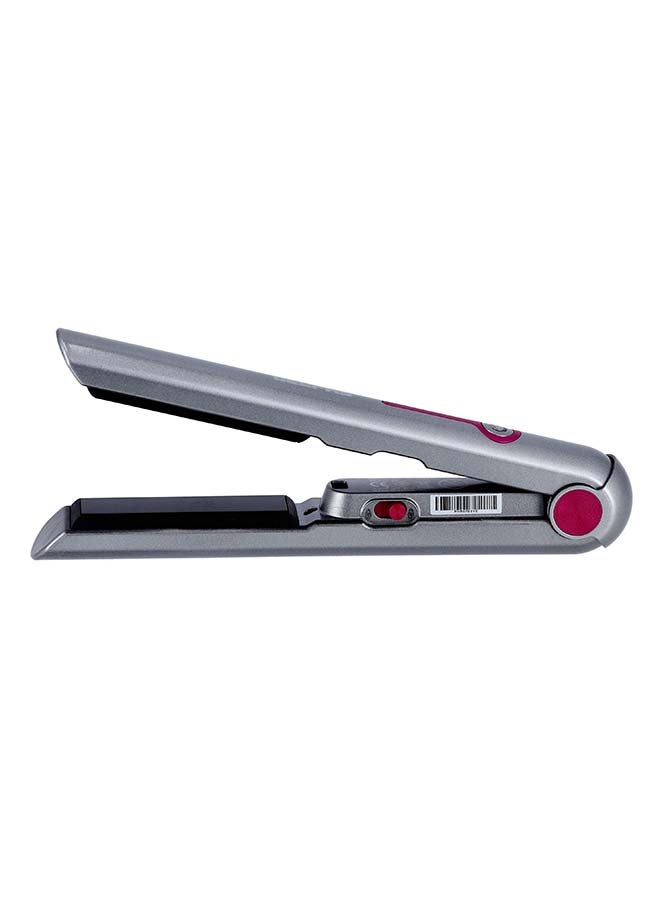 GEEPAS Rechargeable Hair Straightener Silver 27cm - Image 1