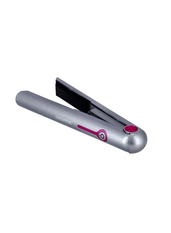 GEEPAS Rechargeable Hair Straightener Silver 27cm - Image 3