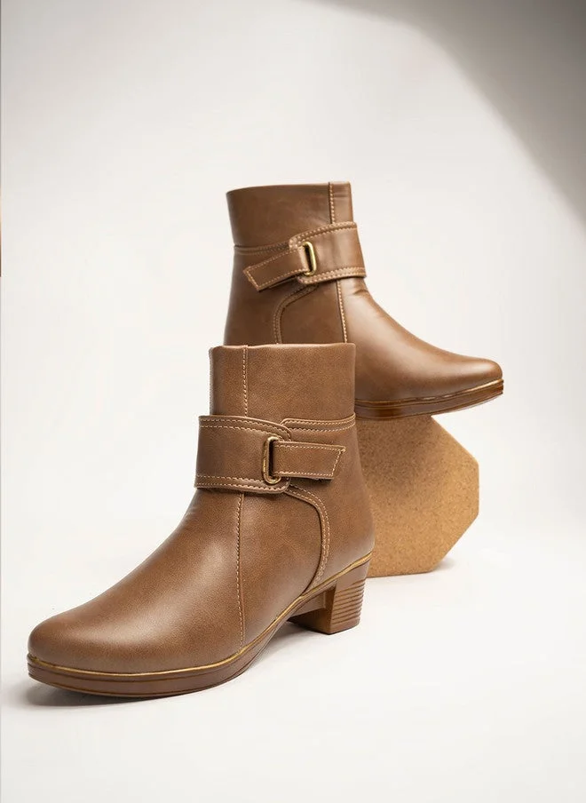 شوتوبيا Shoetopia Women & Girls Casual Comfortable Mid-Tops Boots