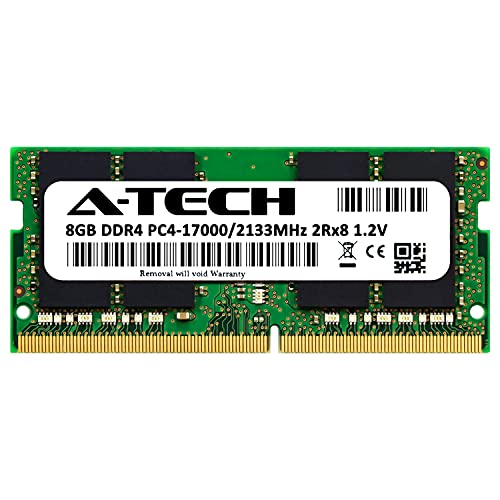 A-Tech 8GB RAM Replacement for Hynix HMA41GS6AFR8N-TF | DDR4 2133MHz PC4-17000 2Rx8 1.2V SODIMM 260-Pin Memory Module - Image 2