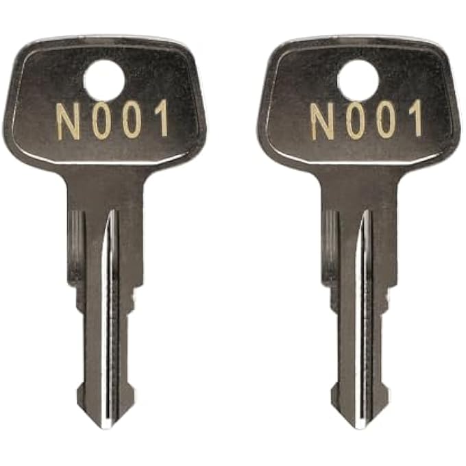 rayihni N001 Thule Series Frame Keys,Thule Key Replacement for Roof Racks, Carriers, Crossbars.Replacement Keys for Yakima and Thule Ski, Roof, Cargo Box, Carrier Racks and Crossbars[2 Pack] - Image 2