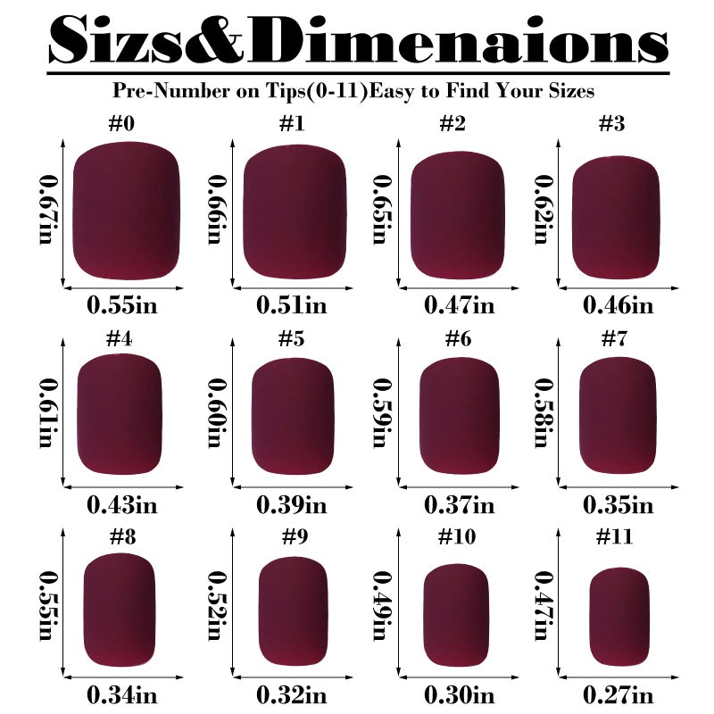 LuckForever 360pc Kids Press on Nails Matte Short Square Fake Acrylic Nails Tips Full Cover French Colored Artificial Fingernails Manicure Decor for Kids Girls Women Nail Design - Image 4