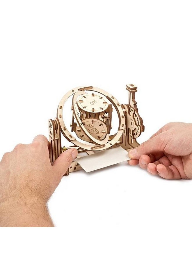 أوجيرز مجموعة نماذج مولد عشوائي من UGEARS STEM - ألغاز خشبية ثلاثية الأبعاد إبداعية للبالغين والمراهقين والأطفال - مجموعة علوم ميكانيكية ذاتية التجميع - ألغاز تعليمية وهندسية ثلاثية الأبعاد مع تطبيق - Image 4