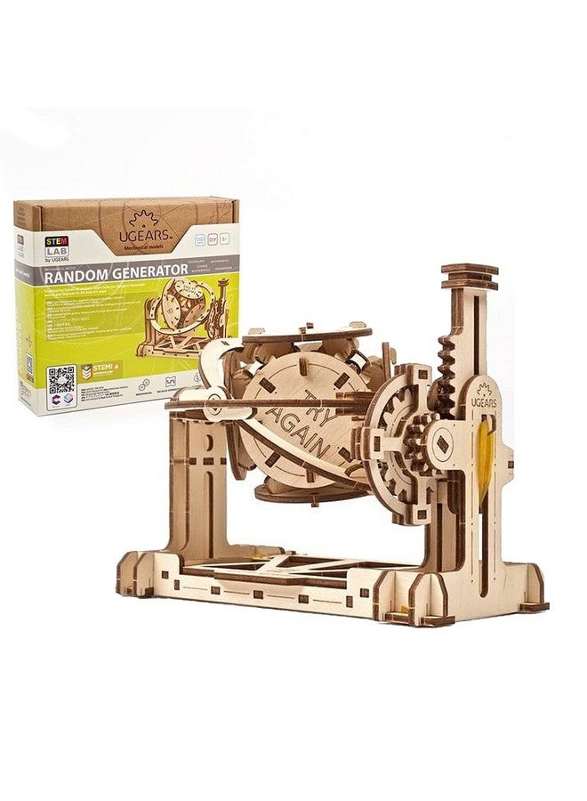 أوجيرز مجموعة نماذج مولد عشوائي من UGEARS STEM - ألغاز خشبية ثلاثية الأبعاد إبداعية للبالغين والمراهقين والأطفال - مجموعة علوم ميكانيكية ذاتية التجميع - ألغاز تعليمية وهندسية ثلاثية الأبعاد مع تطبيق - Image 1