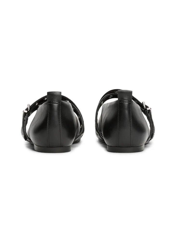 TOMMY JEANS Leather Maryjane Ballerina