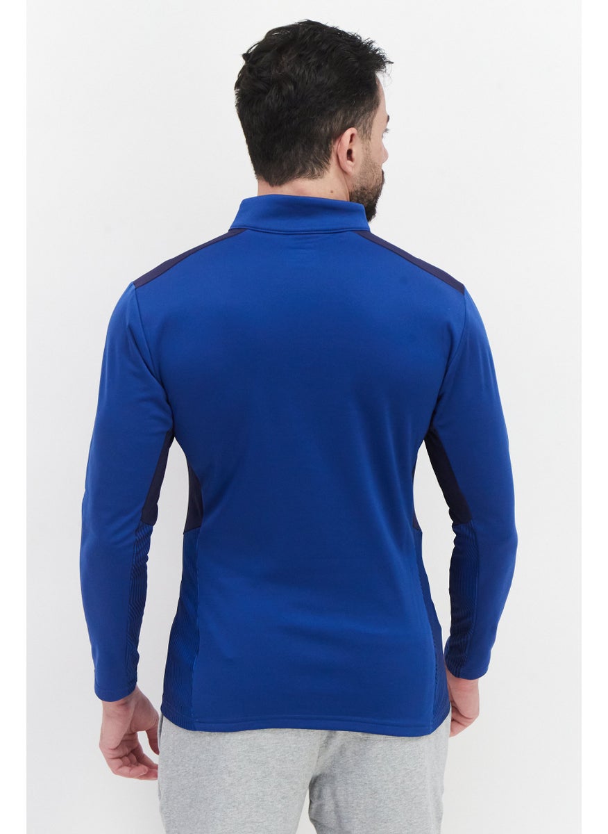 PUMA Men Sportswear Fit Half Zipper Training Sweatshirt, Blue  - Image 2