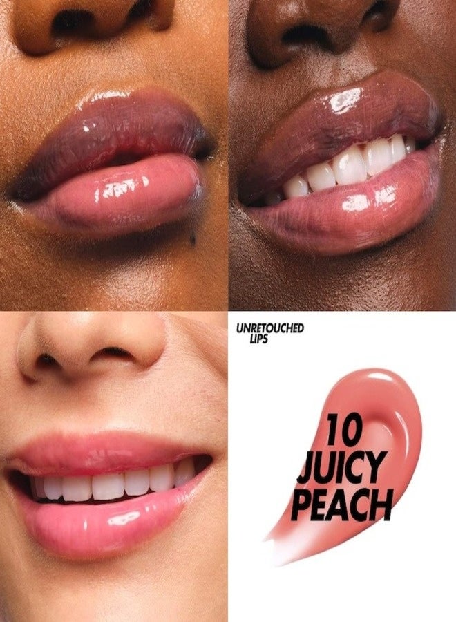 MAKE UP FOR EVER Super Boost Moisturizing & Plumping Lip Gloss 9ml – Shade 10 Juicy Peach – Coral - Image 2