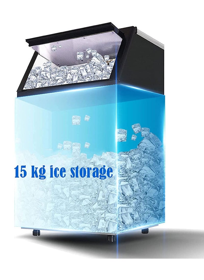 Cool Baby - Ice Maker Commercial Machine Self Clean Make 80 kg Ice in 24 Hours 15KG Storage Bin Freestanding for Restaurant Home Food Truck Use - Image 1